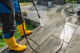 Professional patio pressure washing